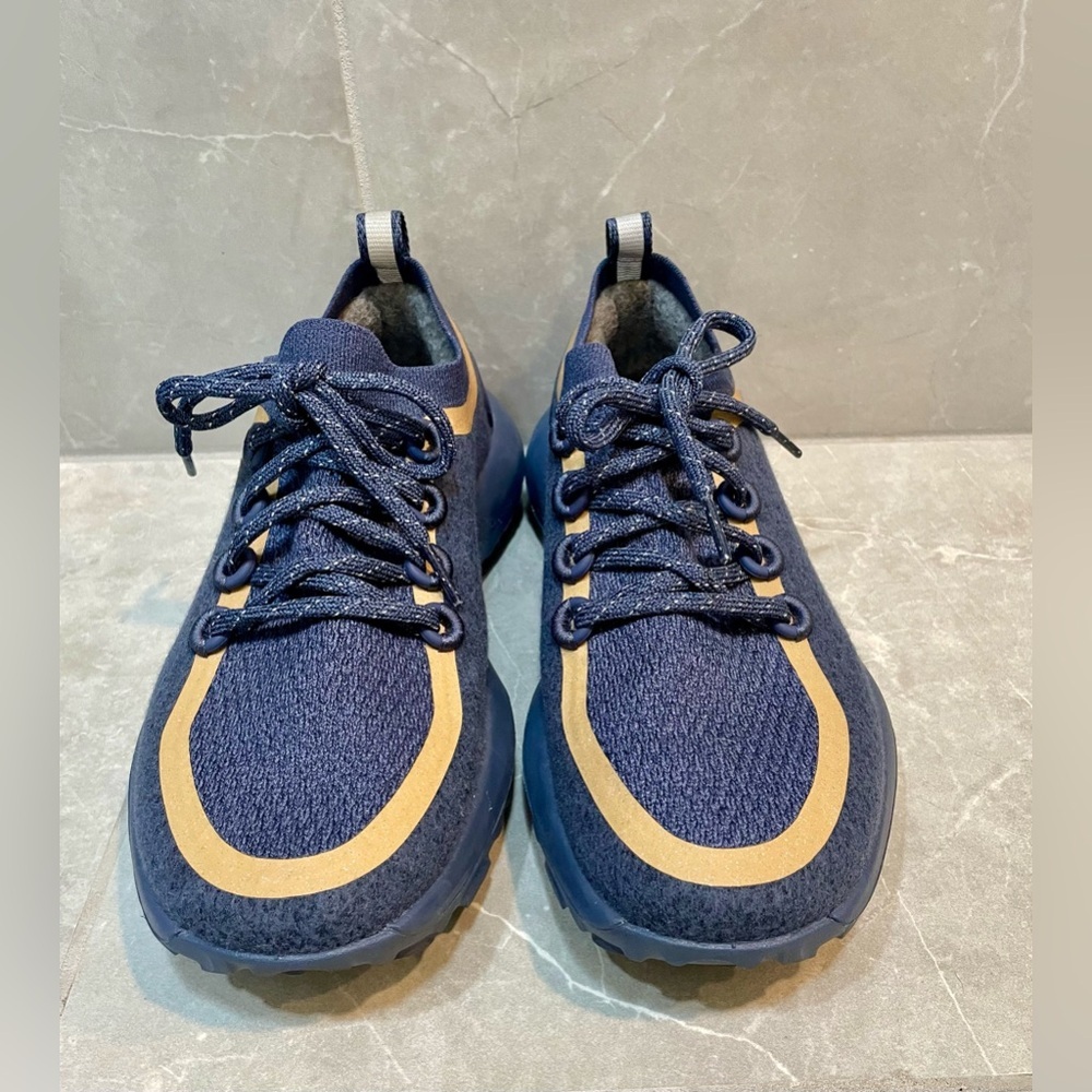 Allbirds Navy and Tan Trail Runner SWT Sneakers - Picture 1 of 9